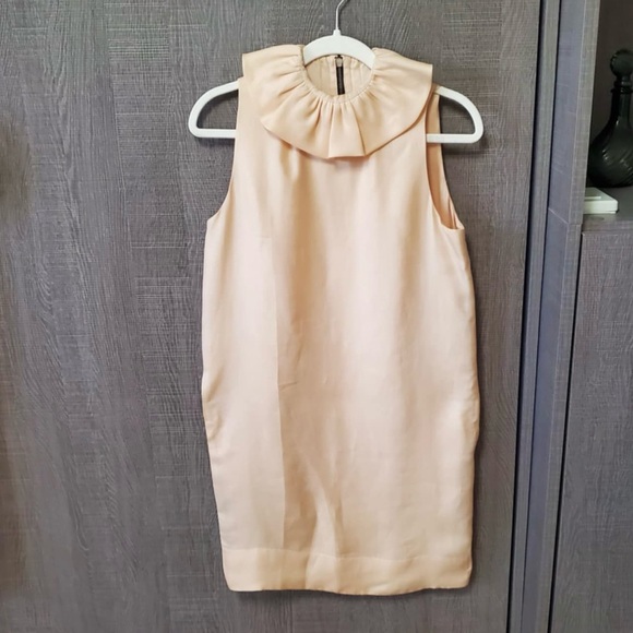 Philip Lim Peach Sleeveless Shift Dress Size 0 - Picture 3 of 11